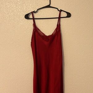 Forever 21 Red Lace Trim Chemise